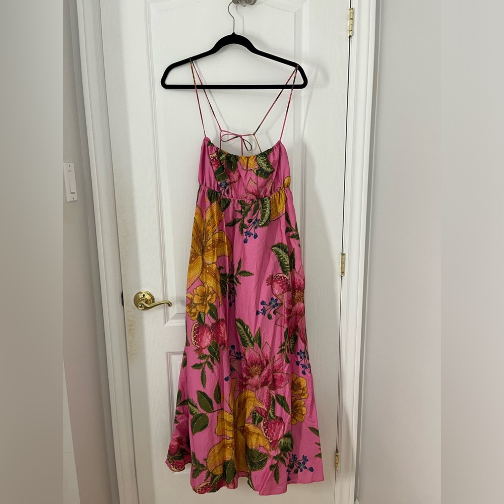 FARM Rio Pink Floral Maxi Dress / never worn - Picture 3 of 11